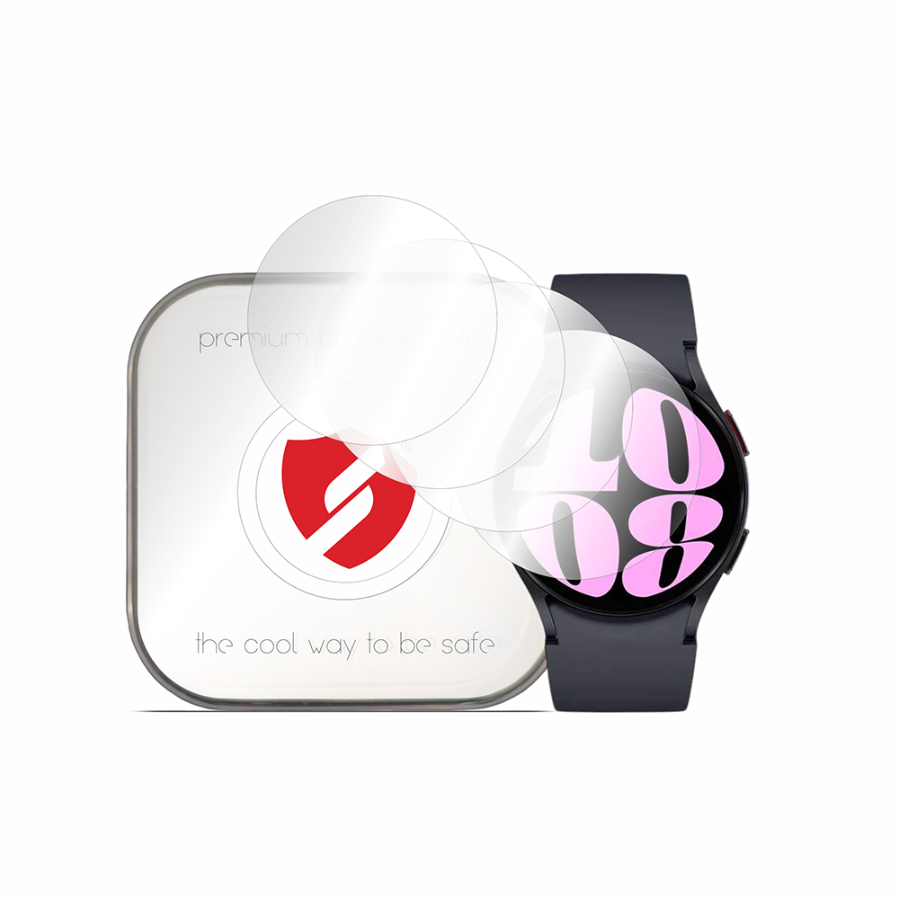 Smart Protection Premium Classic Screen Protector Film for Samsung Galaxy Watch6 40mm, Set of 4 pieces, Plastic