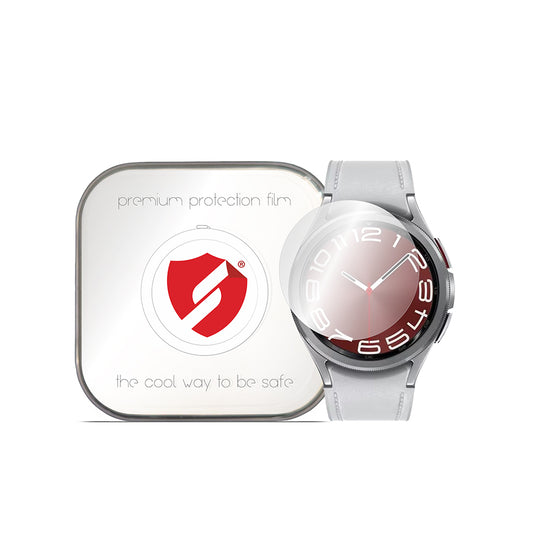 Film de Protection Smart Protection Premium Classic pour Samsung Galaxy Watch6 Classic 43mm, Lot de 4 pièces, Plastique