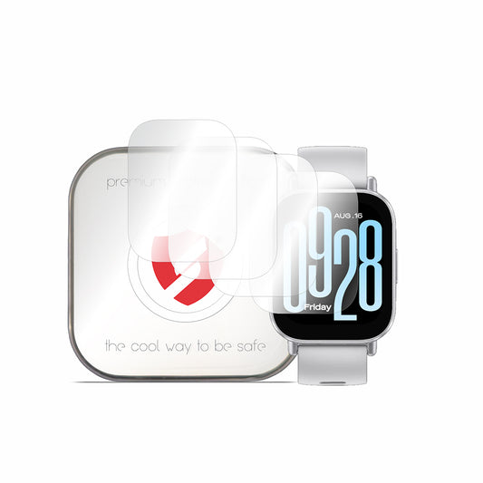 Film de protection Smart Protection Premium Classic pour Xiaomi Redmi Watch 5 Active, lot de 4 pièces, plastique