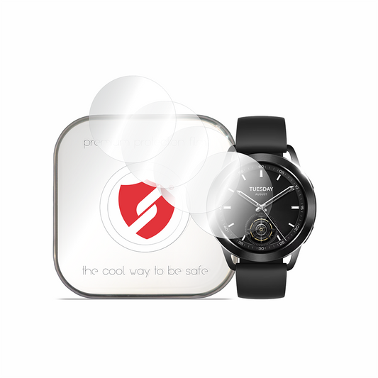 Film de protection Smart Protection Premium Classic pour Xiaomi Watch S3, lot de 4 pièces, plastique
