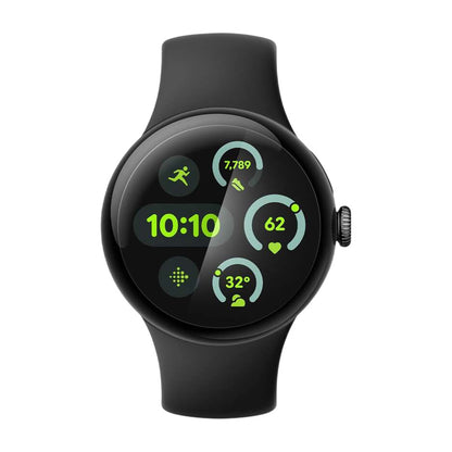 Film de protection Spigen Elite Shield EZ FIT pour Google Pixel Watch 45mm Series, lot de 2 pièces, verre trempé, transparent AFL08525
