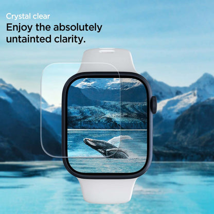 Film de protection Spigen Neo Flex pour Apple Watch 45mm / 44mm / 42mm Series, Set de 3 pièces, Plastique AFL04049