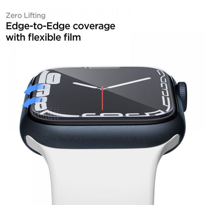 Film de protection Spigen Neo Flex pour Apple Watch 45mm / 44mm / 42mm Series, Set de 3 pièces, Plastique AFL04049