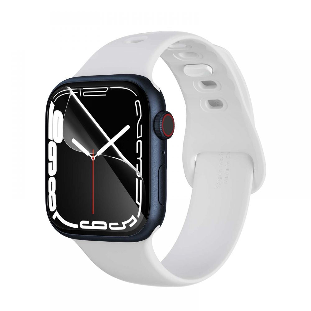 Film de protection Spigen Neo Flex pour Apple Watch 45mm / 44mm / 42mm Series, Set de 3 pièces, Plastique AFL04049