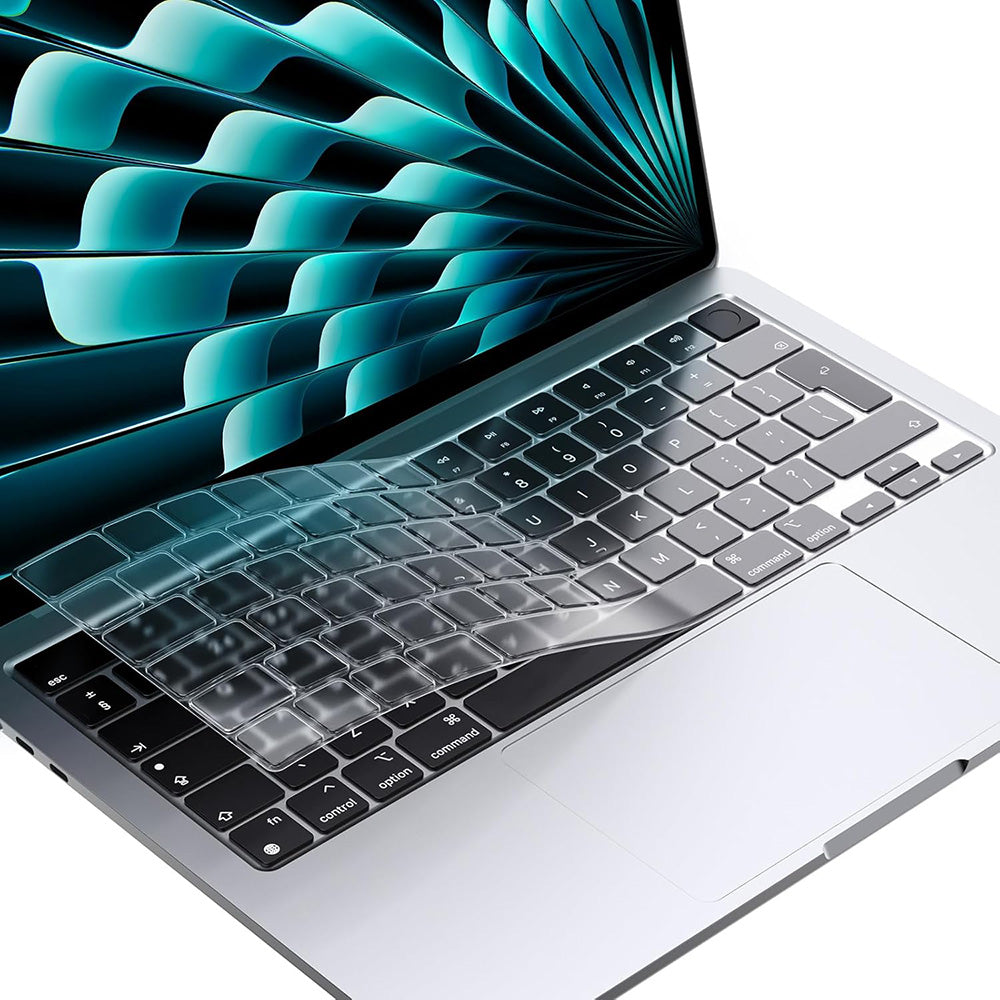 Coque de Protection Clavier Techsuit PureTypeX pour Apple MacBook Pro 14 / Air 13 / Air 15 Series, Transparente