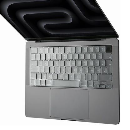 Coque de Protection Clavier Techsuit PureTypeX pour Apple MacBook Pro 14 / Air 13 / Air 15 Series, Transparente