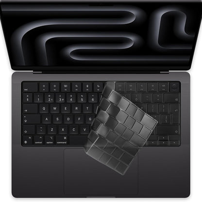 Coque de Protection Clavier Techsuit PureTypeX pour Apple MacBook Pro 14 / Air 13 / Air 15 Series, Transparente