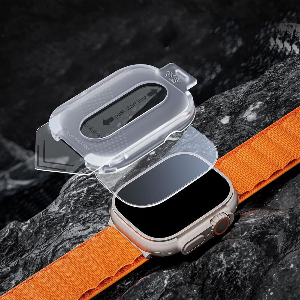 Film de protection Tech-Protect Easy Set+ pour Huawei Watch GT 5 41mm, Lot de 2 pièces, Verre trempé