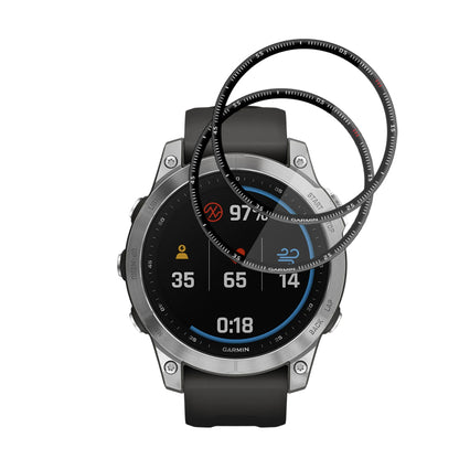 Film de protection Techsuit Nano Flex pour Garmin Fenix 7, Set de 2 pièces, Plastique, Noir