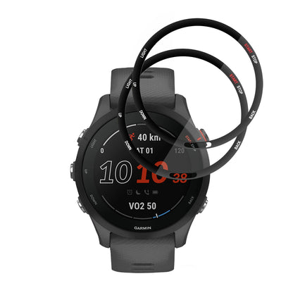 Film de protection Techsuit Nano Flex pour Garmin Forerunner 255 Music / 255, Set de 2 pièces, Plastique, Noir
