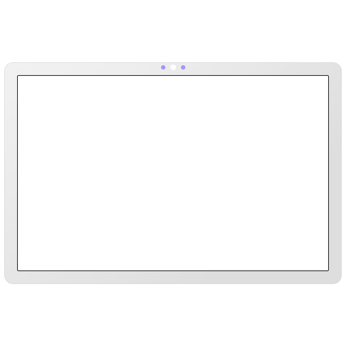 Verre d'écran Huawei MatePad T 10s, blanc