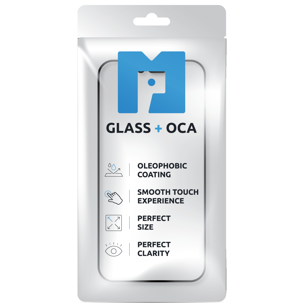 Verre d'écran + OCA MP compatible avec Samsung Galaxy S25+ S936, Noir