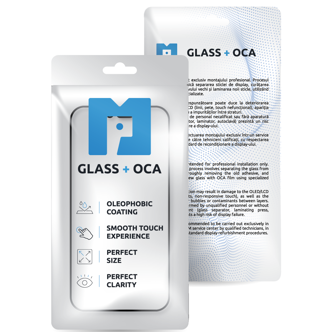 Verre d'écran + OCA MP compatible avec Samsung Galaxy S10 G973, Noir