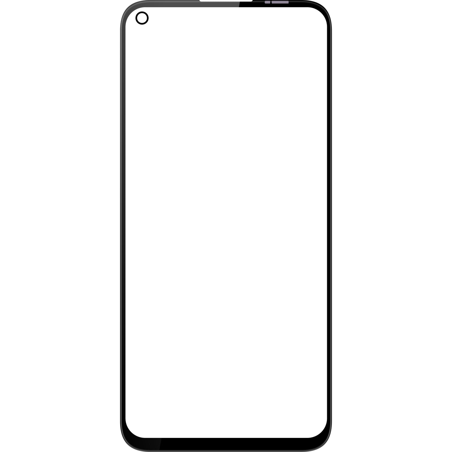 Verre d'écran + OCA Forward Shield pour Huawei P40 lite 4G, Noir