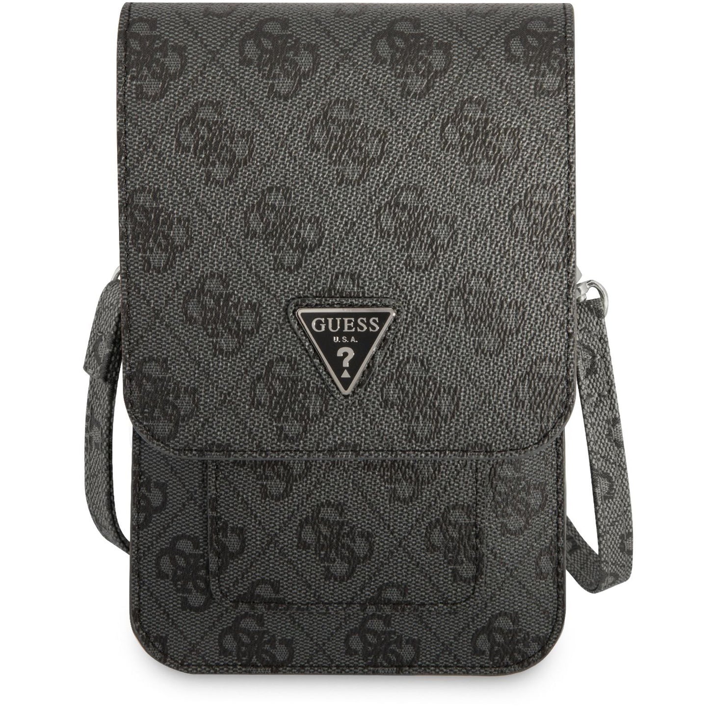 Sac Universel pour Téléphone, Guess, Logo Triangle 4G, Noir