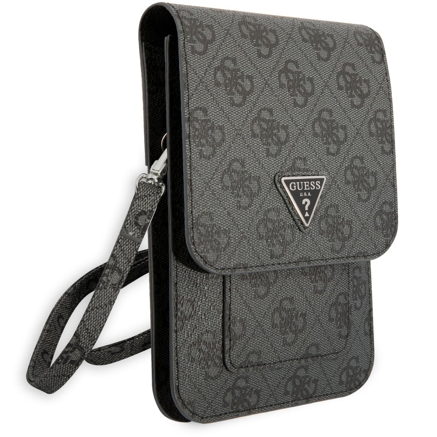 Sac Universel pour Téléphone, Guess, Logo Triangle 4G, Noir