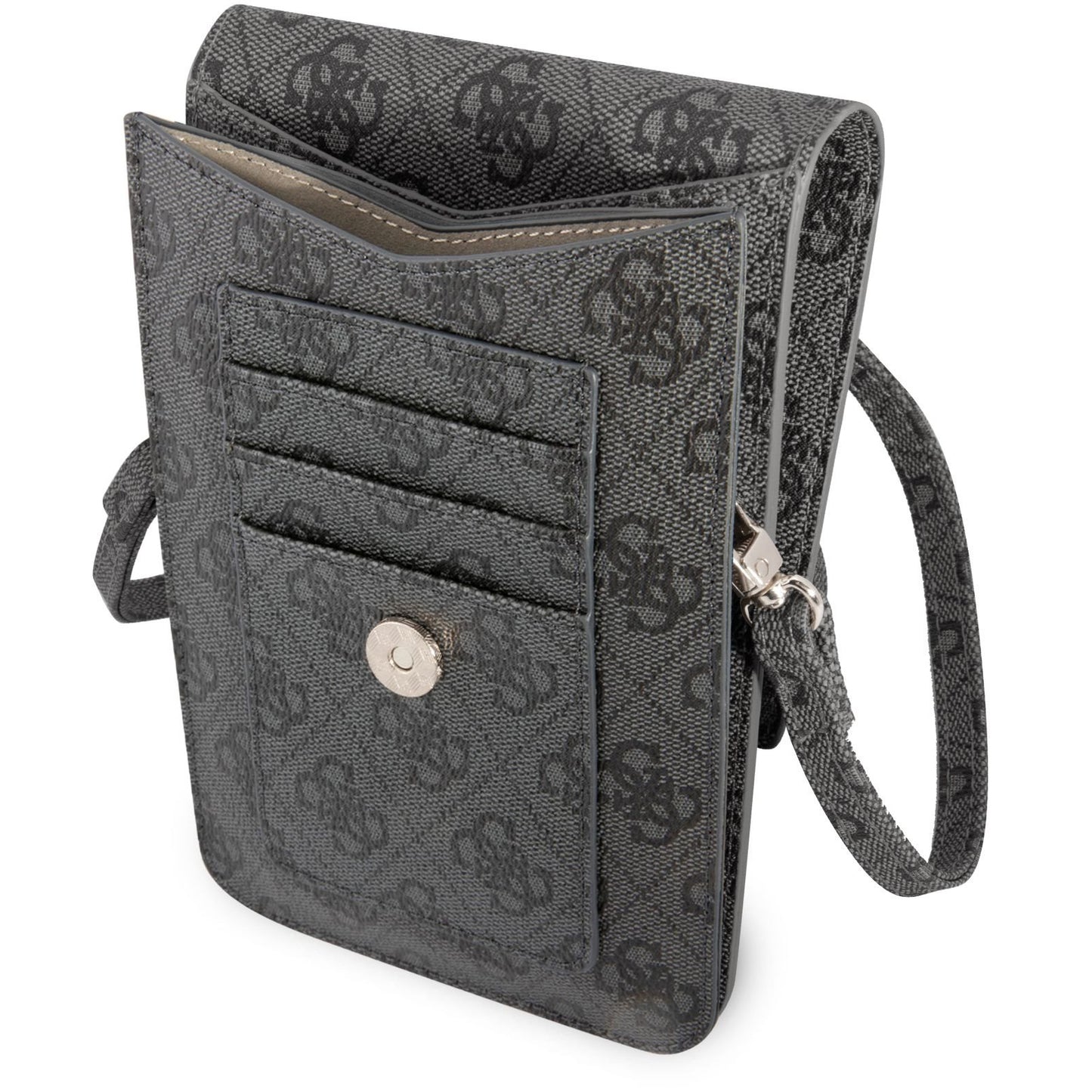 Sac Universel pour Téléphone, Guess, Logo Triangle 4G, Noir