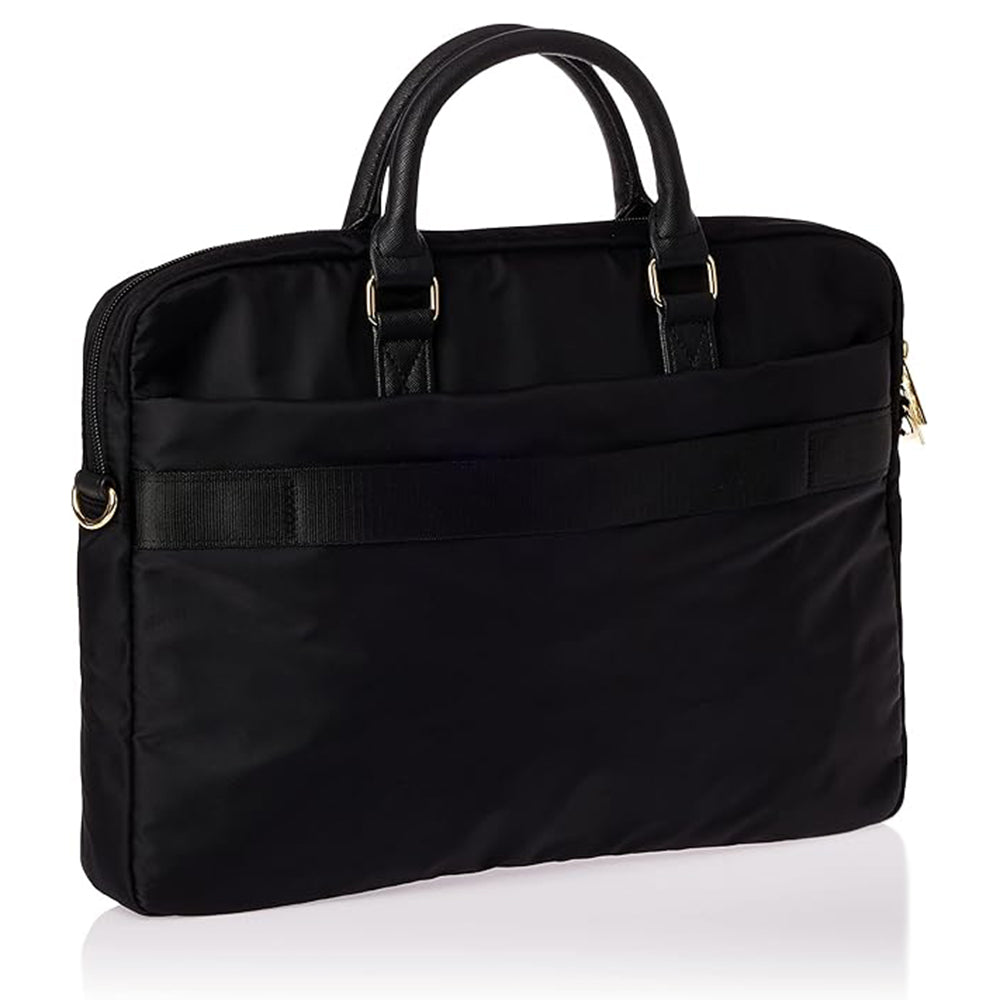 Sacoche Guess Triangle Logo pour ordinateur portable 16 pouces, noire