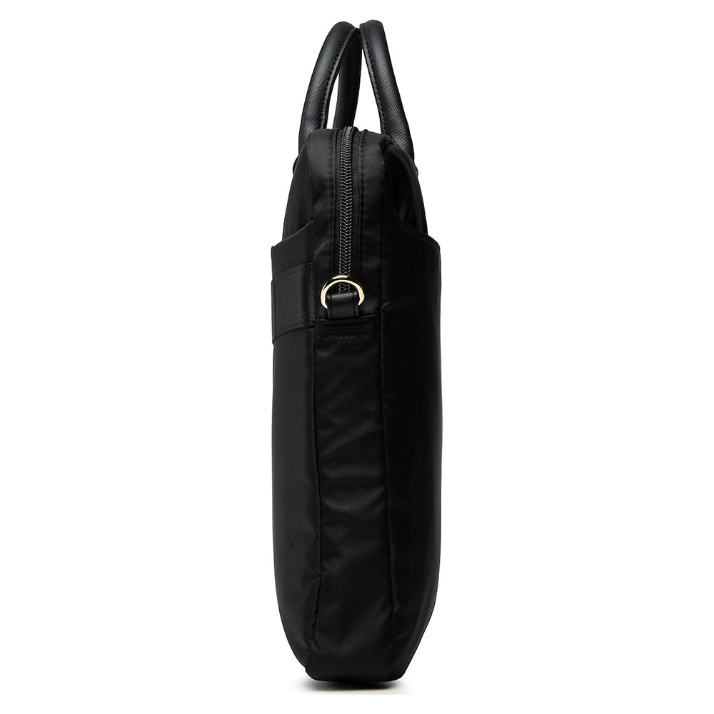 Sacoche Guess Triangle Logo pour ordinateur portable 16 pouces, noire