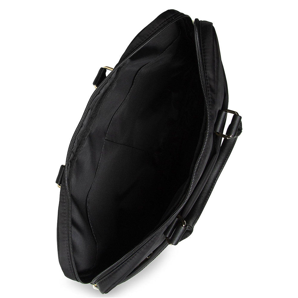 Sacoche Guess Triangle Logo pour ordinateur portable 16 pouces, noire