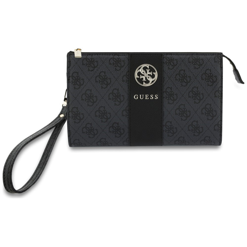 Sac universel pour téléphone, Guess, 4G Round Classic Logo Stripe, noir