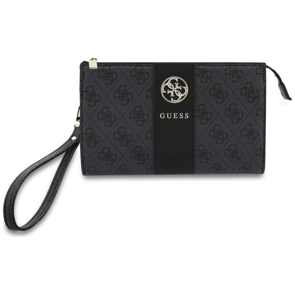 Sac universel pour téléphone, Guess, 4G Round Classic Logo Stripe, noir