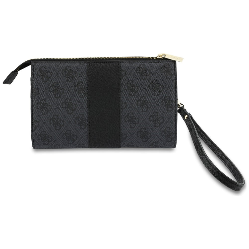 Sac universel pour téléphone, Guess, 4G Round Classic Logo Stripe, noir