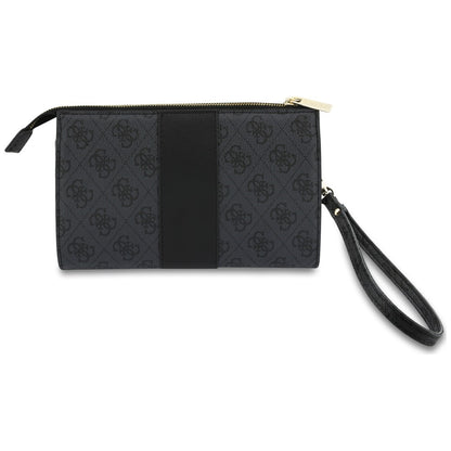 Sac universel pour téléphone, Guess, 4G Round Classic Logo Stripe, noir
