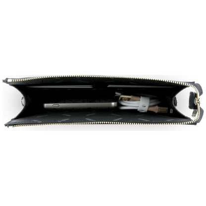 Sac universel pour téléphone, Guess, 4G Round Classic Logo Stripe, noir