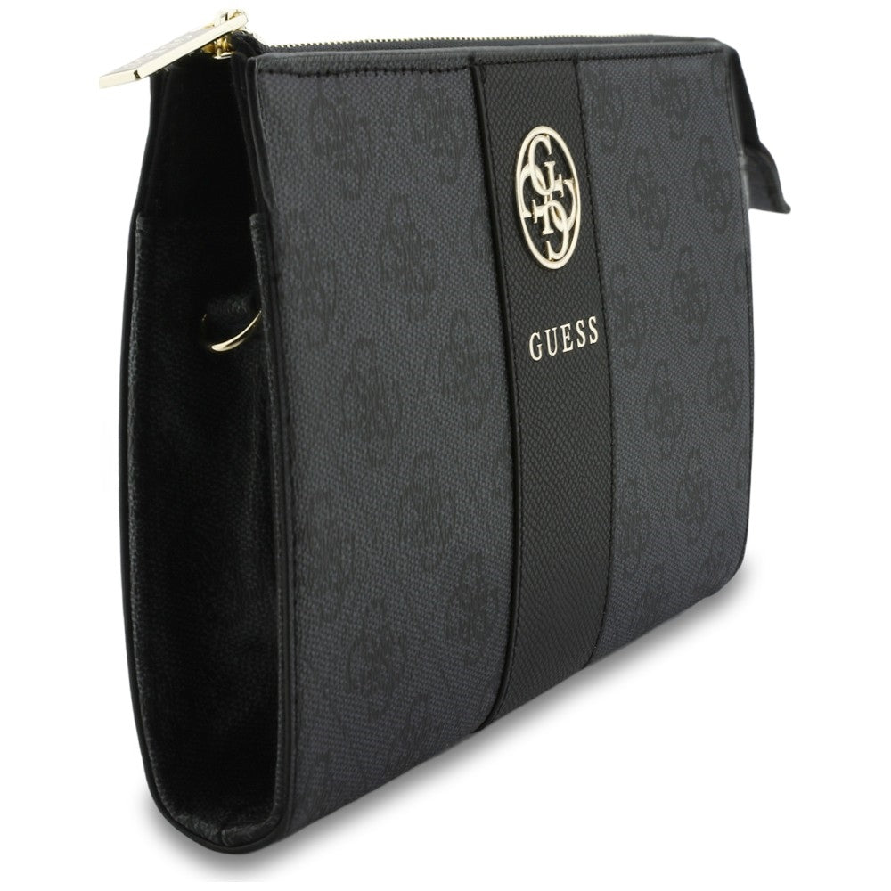 Sac universel pour téléphone, Guess, 4G Round Classic Logo Stripe, noir