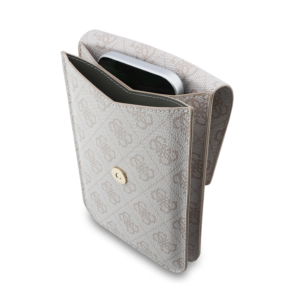 Sac Universel pour Téléphone, Guess, Fliptok Triangle 4G, Rose