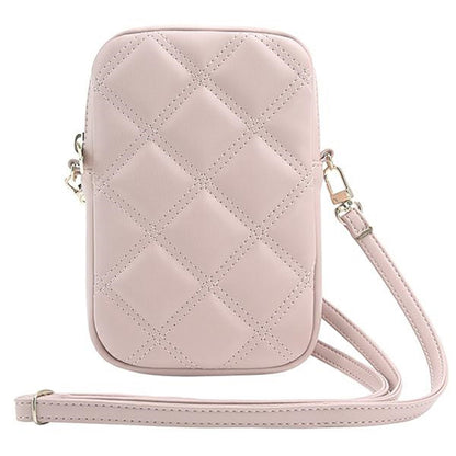 Sac Universel pour Téléphone, Guess, Quilted 4G, Rose.