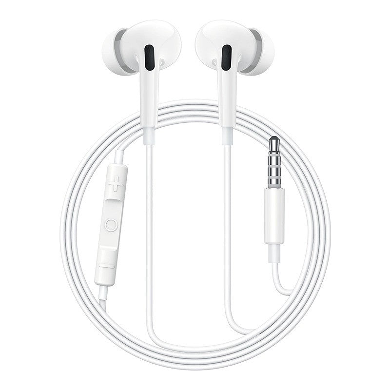 Kit mains libres 3.5mm Baseus Encok H18, Blanc
