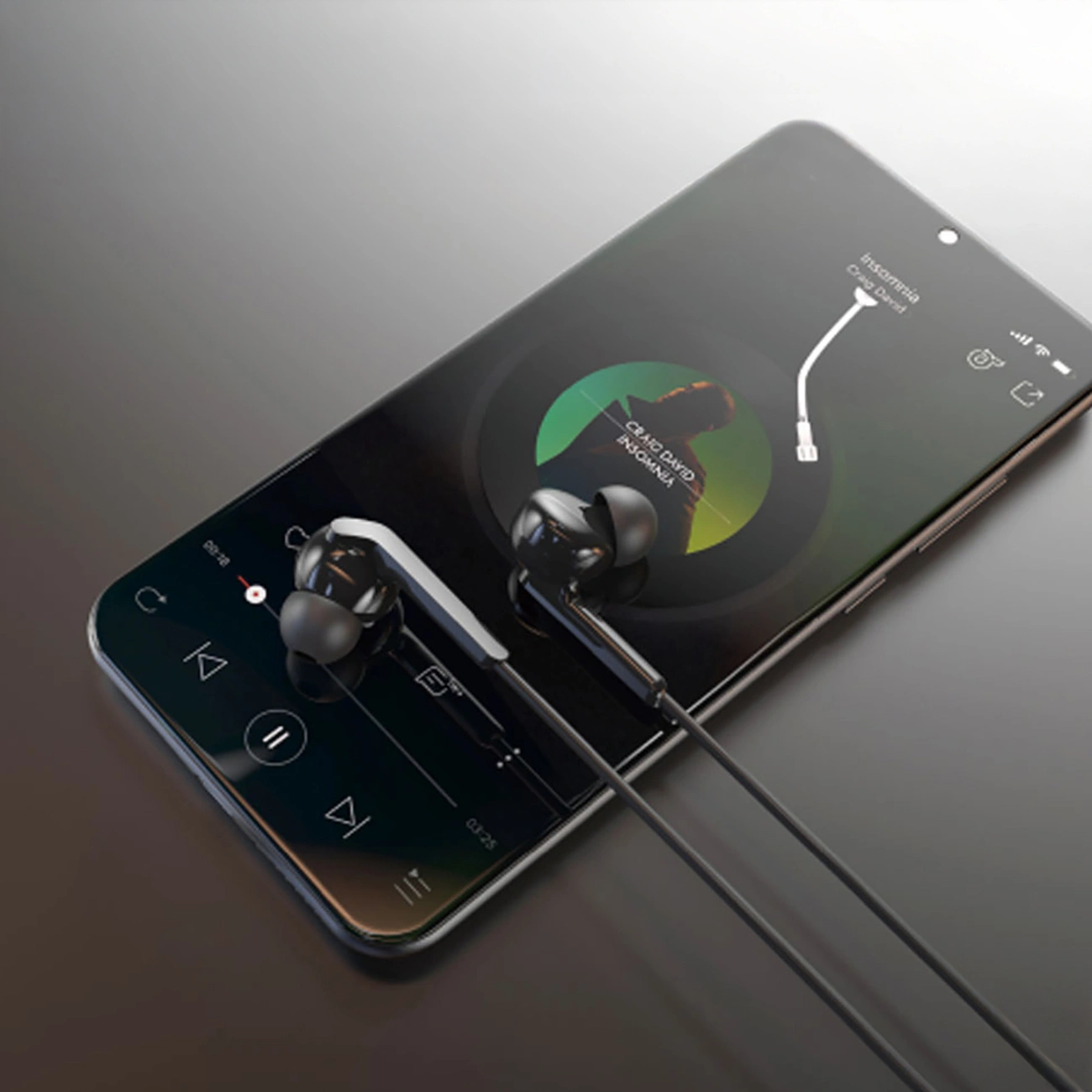 Handsfree 3.5mm Dudao X3+, Noir
