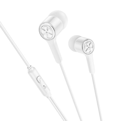 Mains libres 3.5mm HOCO M104, Blanc 