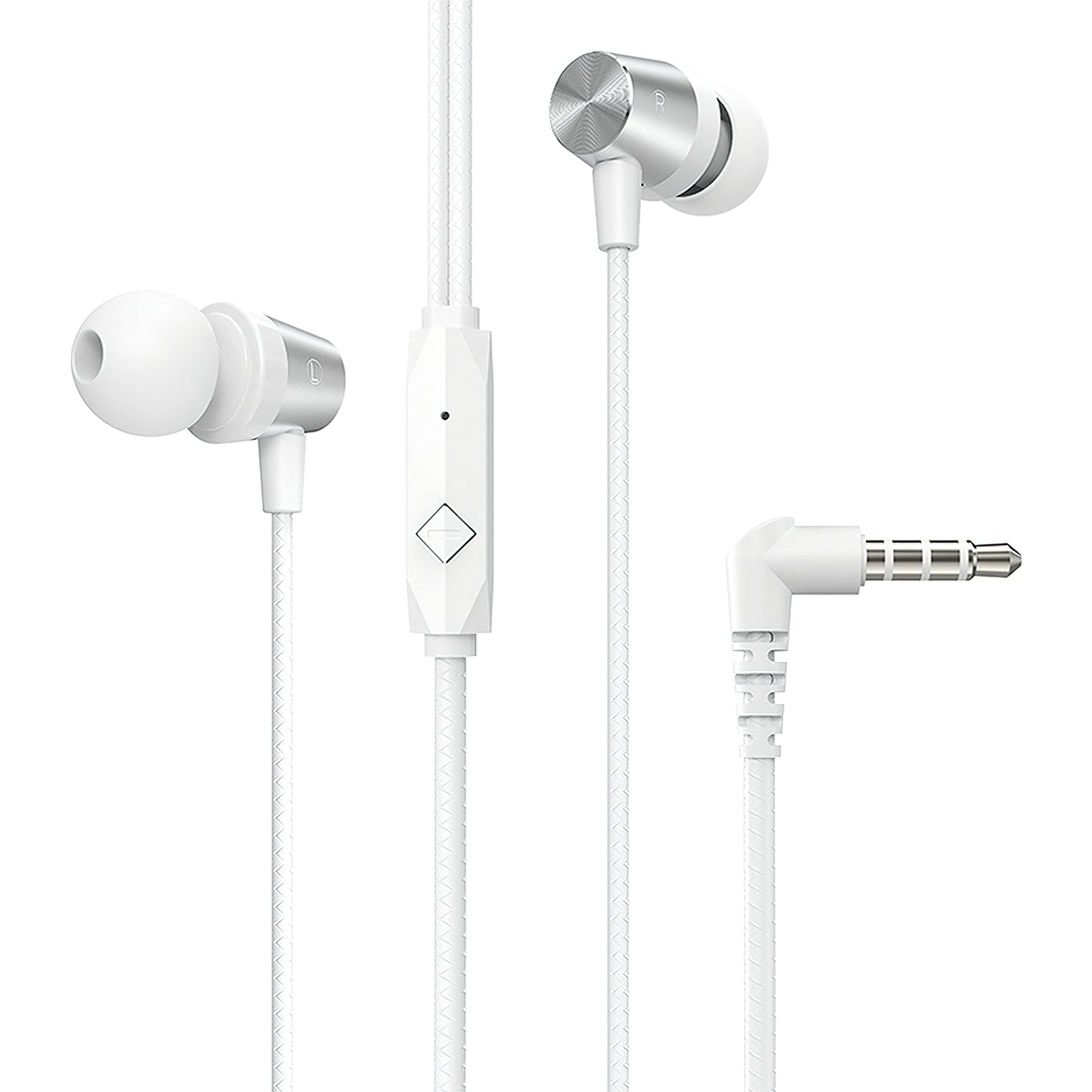 Handsfree 3.5mm HOCO M79, Blanc