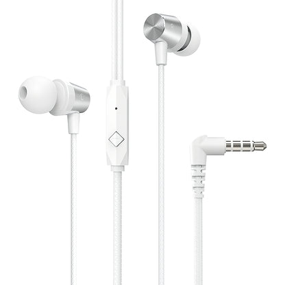 Handsfree 3.5mm HOCO M79, Blanc