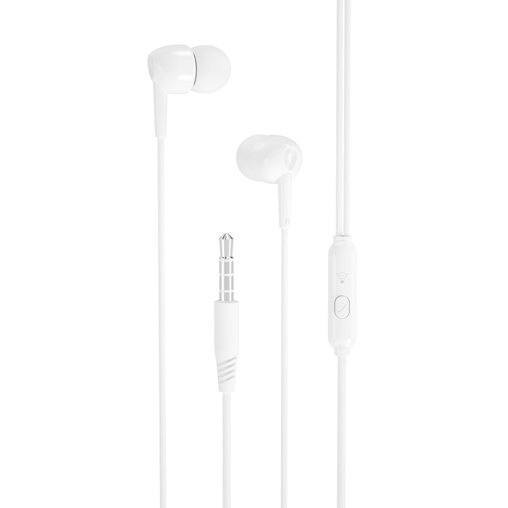 Écouteurs mains libres 3.5mm XO Design EP37, Blanc