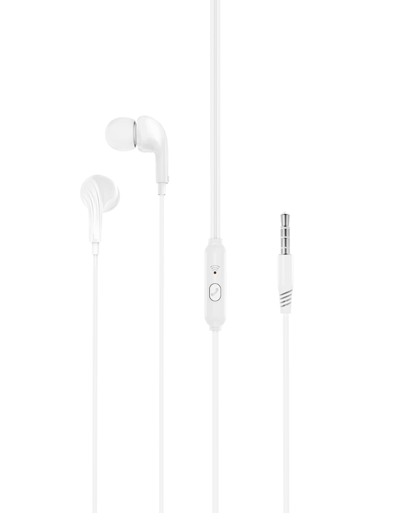 Écouteurs mains libres 3,5 mm XO Design EP86, Blanc