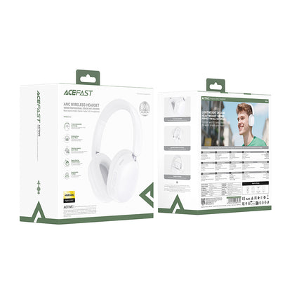 Kit mains libres Bluetooth Acefast H12, A2DP, ANC, Noir