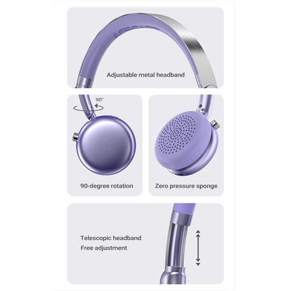 Kit mains libres Bluetooth Acefast H8, A2DP, ANC, Violet