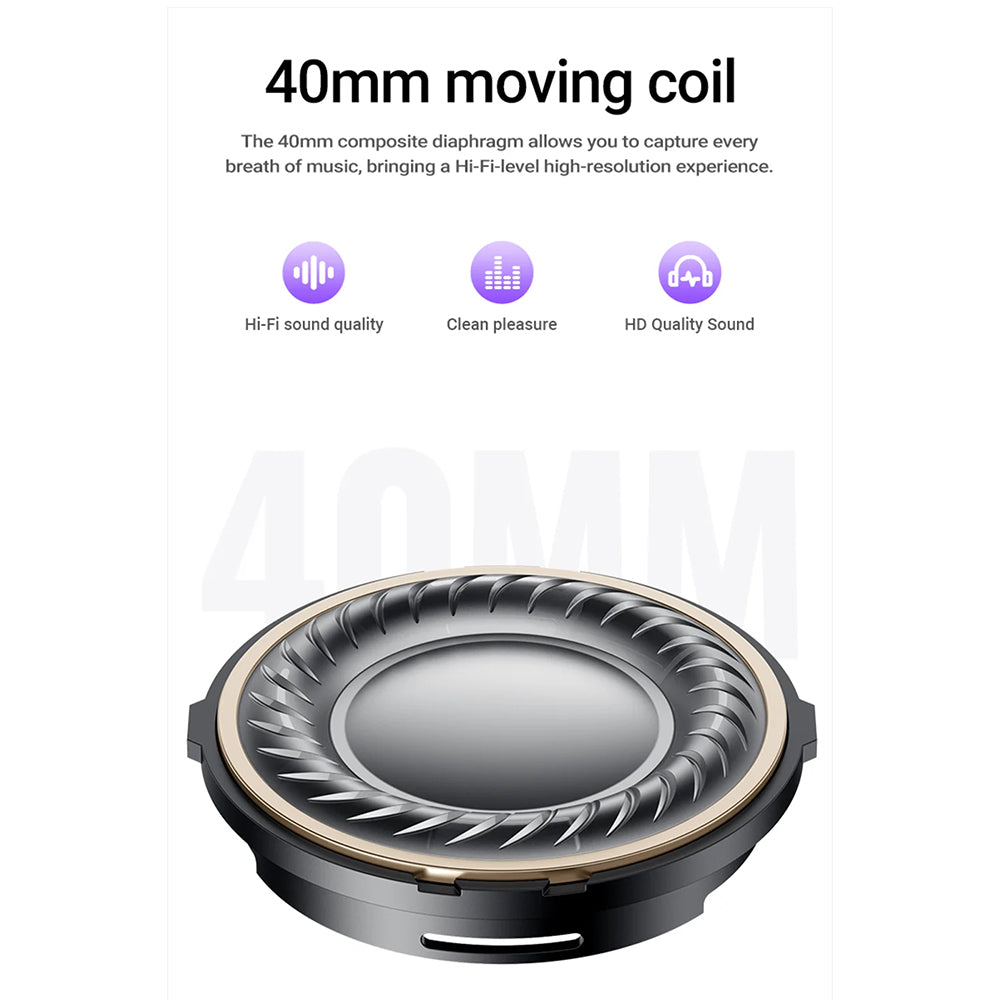 Kit mains libres Bluetooth Acefast H8, A2DP, ANC, Violet