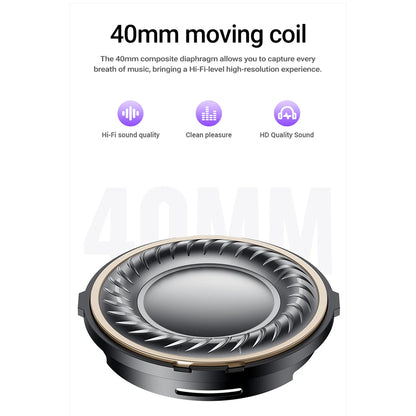 Kit mains libres Bluetooth Acefast H8, A2DP, ANC, Violet