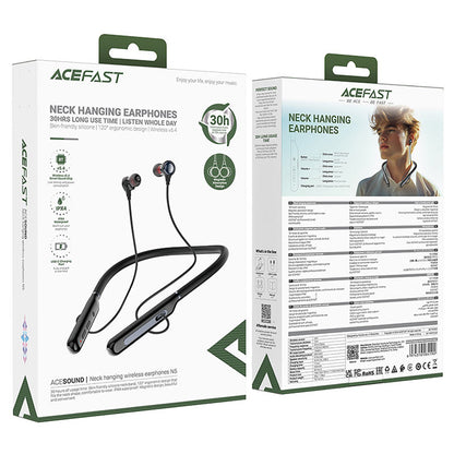 Kit mains libres Bluetooth Acefast N5, A2DP, Noir