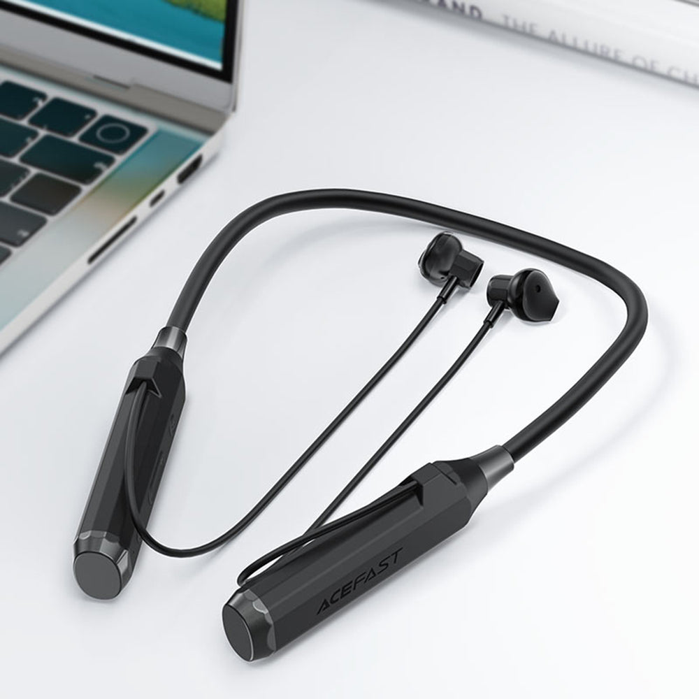 Kit mains libres Bluetooth Acefast N6, A2DP, Noir
