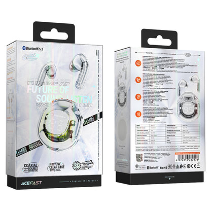Écouteurs Bluetooth Acefast T8, TWS, Blanc