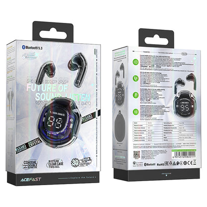 Écouteurs Bluetooth Acefast T8, TWS, Noir