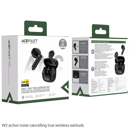 Acefast W2 Bluetooth Handsfree, TWS, Black