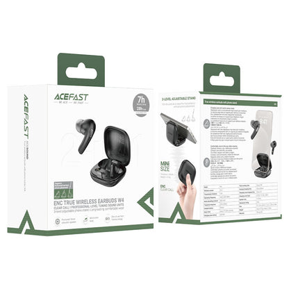 Kit mains libres Bluetooth Acefast W4, TWS, Noir