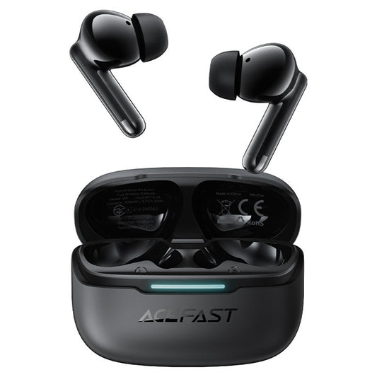 Écouteurs Bluetooth Acefast W5, TWS, ANC, Noir